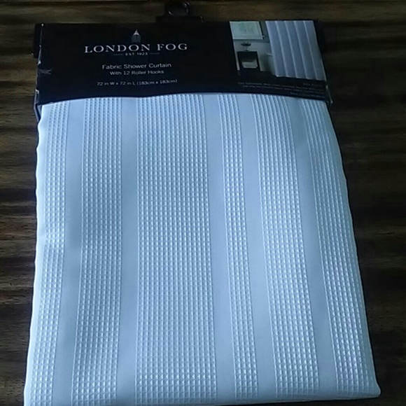 London Fog Bath Gorgeous New Fabric Shower Curtain Poshmark